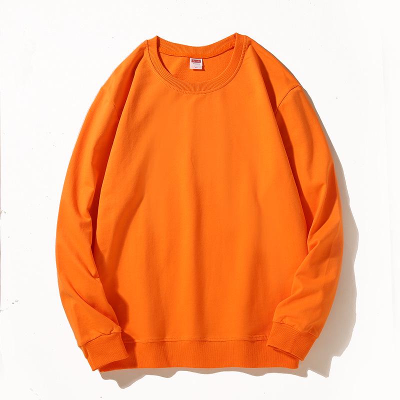 Весенний свитшот с круглым вырезом: Со спущенным плечом, однотонная, с длинным рукавом, рабочая одежда с принтом логотипа.