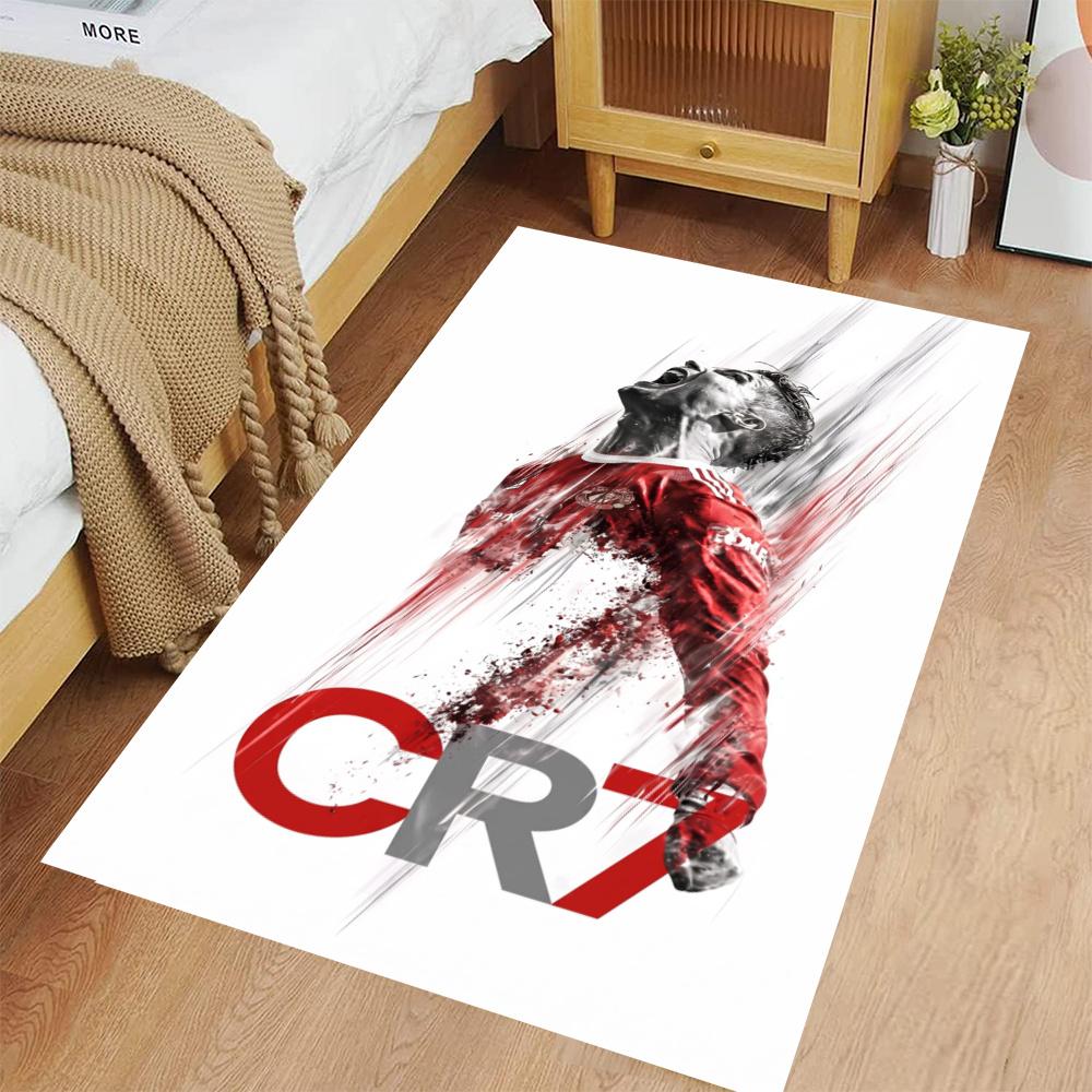 Cristiano Ronaldo Floor Mat Perfect For Dormitory Hallway Decorate Room Game Room Antislip Rug Anime Office Decor Birthdaychristmas Gift