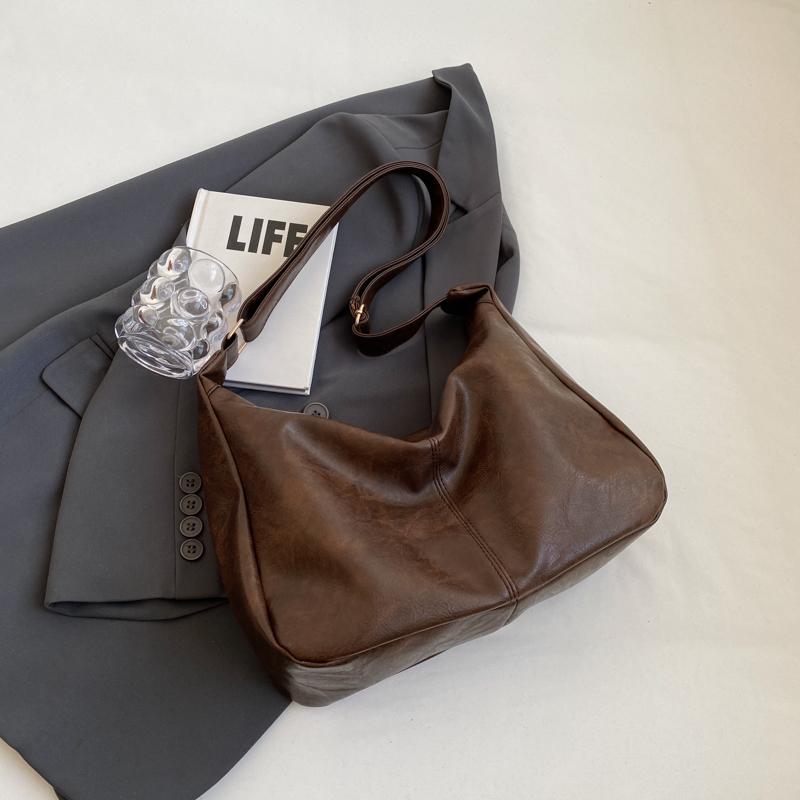 Сумка большой вместимости Женская кожаная сумка через плечо Женская сумка для пельменей