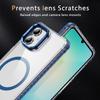 For Samsung Galaxy A05 4G Clear Phone Case with Lens Kickstand Cover Compatible with MagSafe