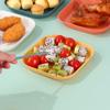 Пластиковая кухонная тарелка для соуса, маленькая доска для уксуса, тарелки для закусок, бытовая тарелка для фруктов1