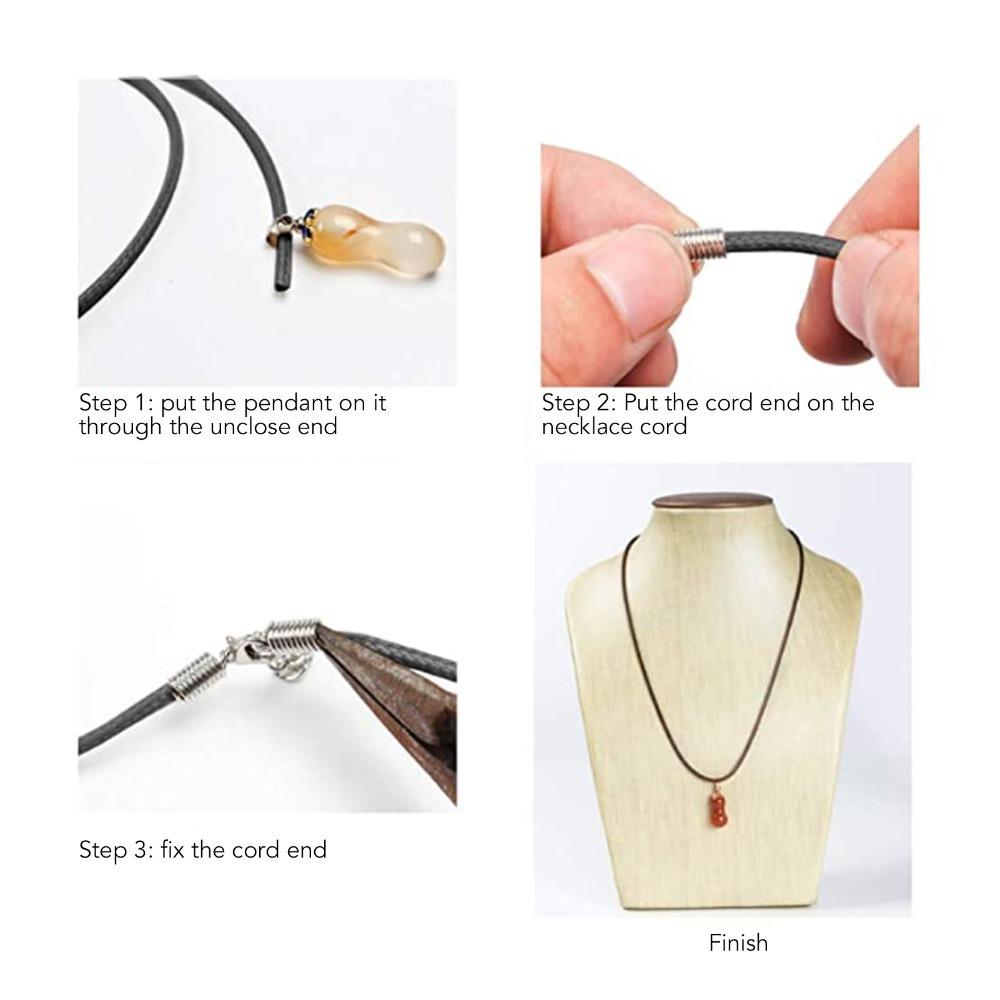 20pcs Chain Clasp Included Necklace String Rope DIY Necklace Rope For Jewelry Making