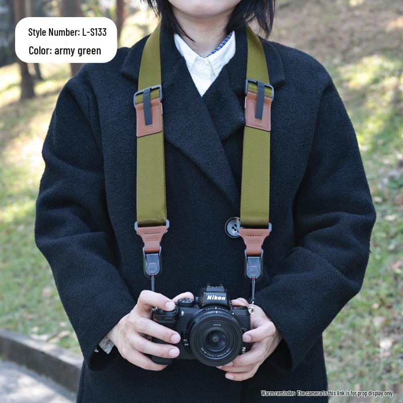 Ремень через плечо для камеры с быстросъемным креплением для DSLR и беззеркальных камер