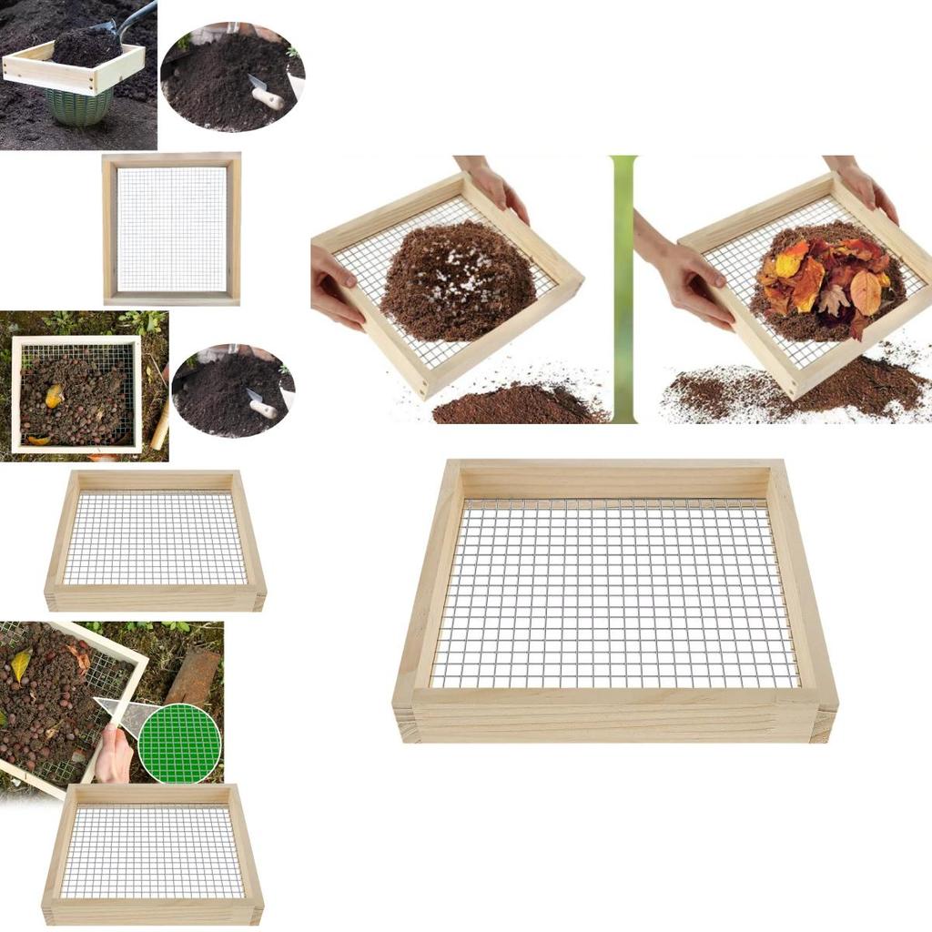 Премиальное садовое сито, созданное для легкой просевки компоста, почвы и горшечной смеси