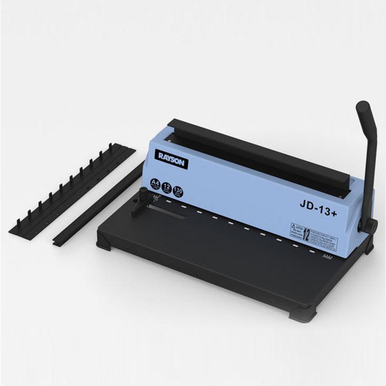 Leisheng JD-13+ Пробивной и обжимной станок: Папка-клипстрип на 10 отверстий с лезвием из углеродистой стали