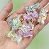 10Pcs 12.5*29.1mm Jelly Color Acrylic DIY Jewelry Accessories Candy for Bracelet Earring Making Loose Beads Acrylic Jelly Color