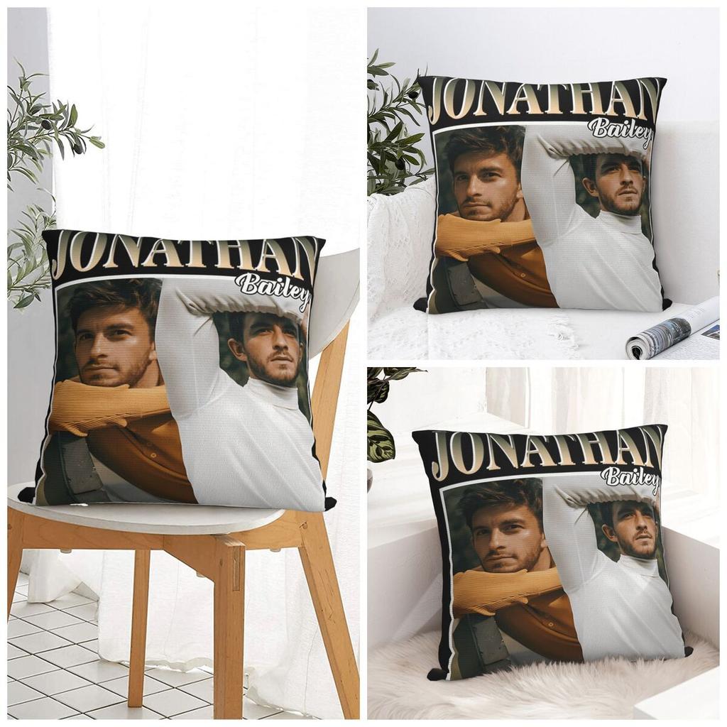 Jonathan Bailey Pillow Cover Square Pillow Case Cushion Cover Funny Custom DIY Pillowcases For Living Room Chair