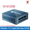 BMAX Mini PC B4 Ultra Intel N150 Up To 3.6GHz 12GB LPDDR5/ 16GB DDR4 512GB M.2 SSD Micro Desktop Computer 4K UHD Dual Band Wi-Fi