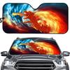 Flamingo Printed Car Sunshade Car Sunshade Personalized Sun Shield