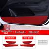 Для Kia Sportage K2 K3 K4 KX3 K5 KX5 KX7 Автомобильные Внутренние Накладки на Дверь Против Загрязнения Узором под Углеродное Волокно Наклейки Защитные Аксессуары