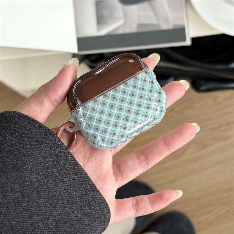 Корейский клетчатый чехол для наушников Apple Airpods 4 3 2 Pro 3 Защитный чехол Силиконовые защитные чехлы для Airpods Pro 2 Ca