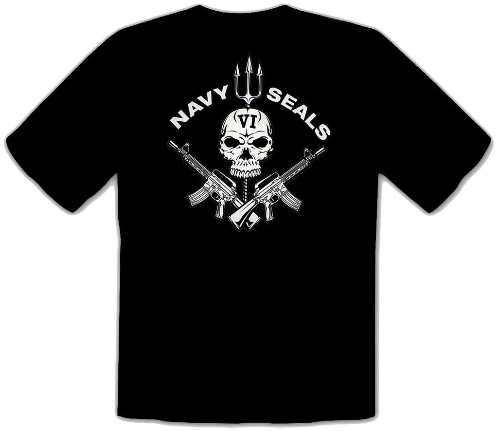 Navy Seals US Marines Army USMC Special Forces Black T-shirt 428SWKids