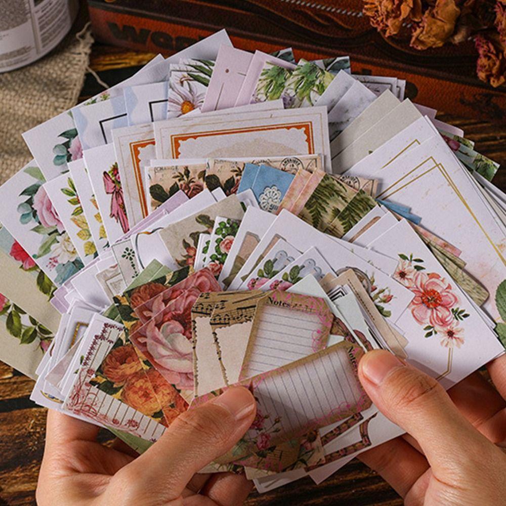 Ретро Скрапбукинг Коллаж Многоцветная декоративная бумага Подарочный материал для скрапбукинга Бумага