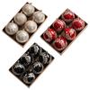 8cm Size Christmas Ball Kit Hanging Ball Decoration Easy To Use