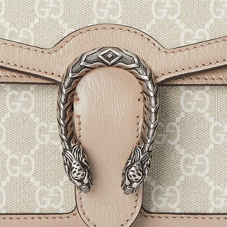 Gucci Dionysus Tiger Head Buckle Decorated Logo Print Chain Shoulder Bag Canvas And Leather Handheld Crossbody Women bags 499623-UULBN-9683