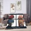 BOCCHI THE ROCK  Blanket  Travel Office Flannel Bedding Throws For Living Room Warm Soft Custom DIY Quality Bedspread