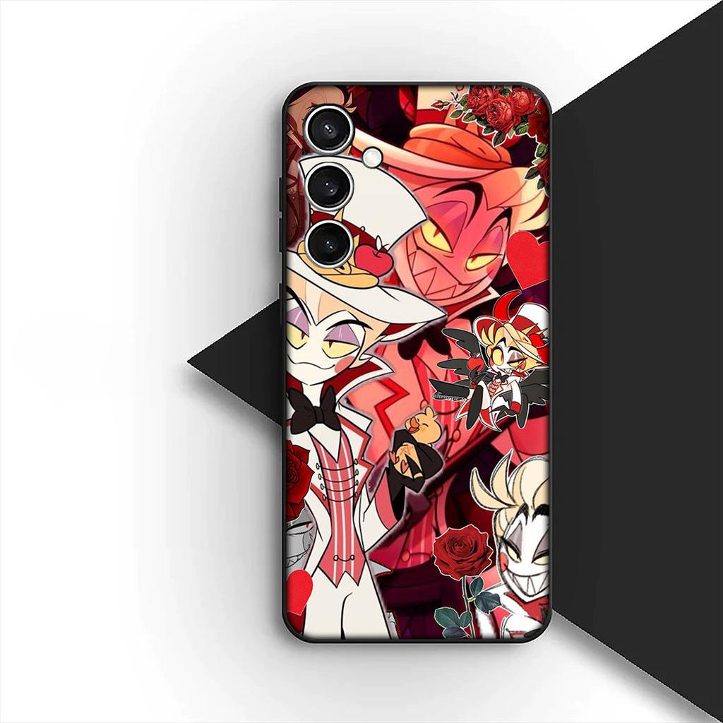 for Samsung Galaxy S10 S8 S9 Plus A33 A34 A31 70 A71 A72 Note 20 9 8 S10E Phone Case Alastor H-Hazbins Charile Hotels Angel Dust