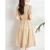 Si Shui Nian Hua Women's Elegant A-line V-neck Dress