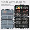 Replacement Fittings Fishing Swivel Snaps Boxed Pins Barrel Snap Clips Bass Trout Carp Fishing