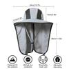 Wide Brim Sun Hat with Neck Flap Men Women UV Protection Sun Hat for Camping Hiking Fishing