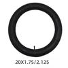 1 шт. Запасная велосипедная камера 20x1,75/2,125 дюйма Широкая резиновая шина Для снегоходов Квадроциклов Велосипедов Прочные Велосипедные запчасти