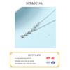 Xiaomi Серебристая цепочка женская элегантная цепочка модные звезды кисточка ювелирные изделия из стерлингового серебра круглая r цепочка