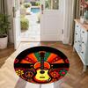 Music Round Office Rug Suitable for Bedrooms Dormitory Foyer Hallway Antislip Round Carpet Office home decor Perfect Gift for Women Men