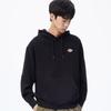 Dickies Однотонная Повседневная Простая Толстовка с Капюшоном и Длинным Рукавом Мужская толстовка Черная DK010945BLK