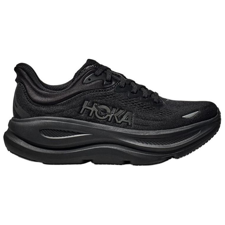 HOKA One One Bondi 9 X-Wide Comfortable Versatile Slip-Resistant Durable Low-Top Casual Urban Commuting Running Shoes Men Sneaker Black 1162015-BBLC