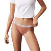 Letter Waist Mid-Rise Triangle Bikini Underwear Women Underwear Copper-Brown 000QD5044E-PON