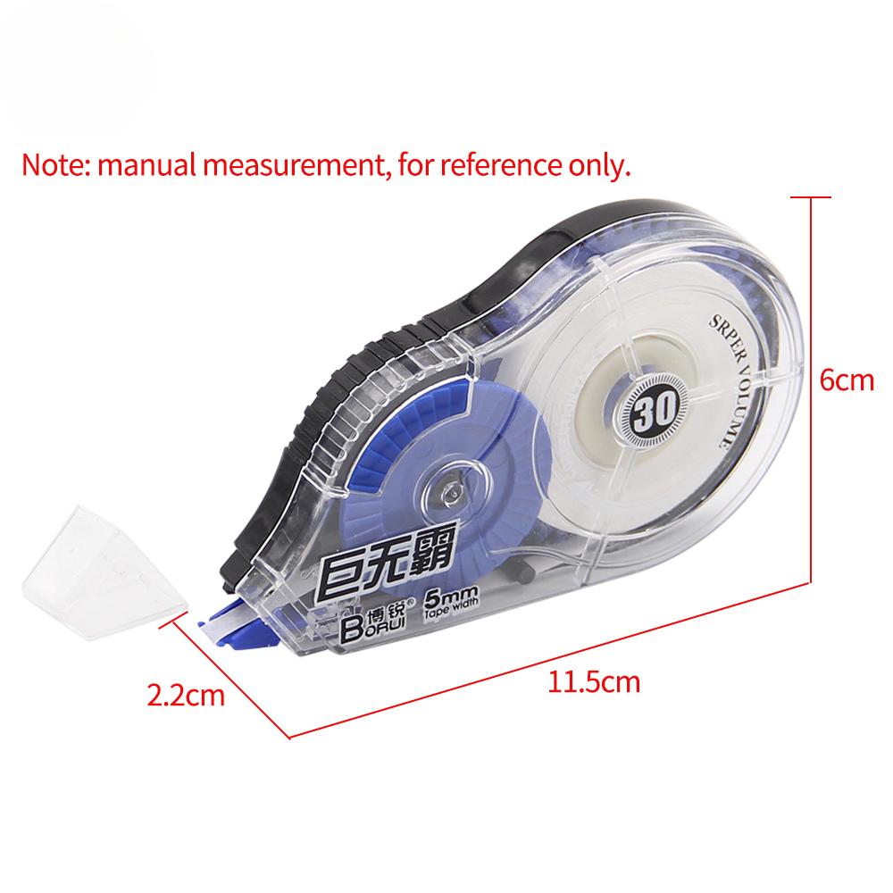 30M Roller Большая емкость Белая Корректирующая Лента Ученическая Лента Для Исправления Ошибок Ручка Корректор Назад Школьные Канцелярские Принадлежности Канцелярские Товары