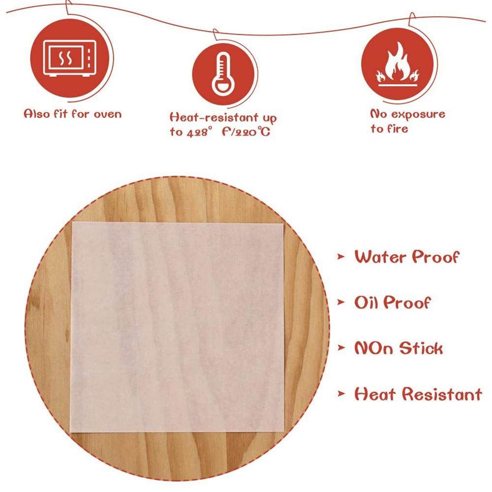 Hamburger for Steamer Freezing Cake Baking Patty Paper Baking Supplies Candy Wrapper Paper