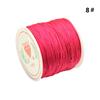SHANGSHU 1 Roll 45mx0.88mm Nylon Cord Thread Chinese Knot Macrame Bracelet Braided Cord