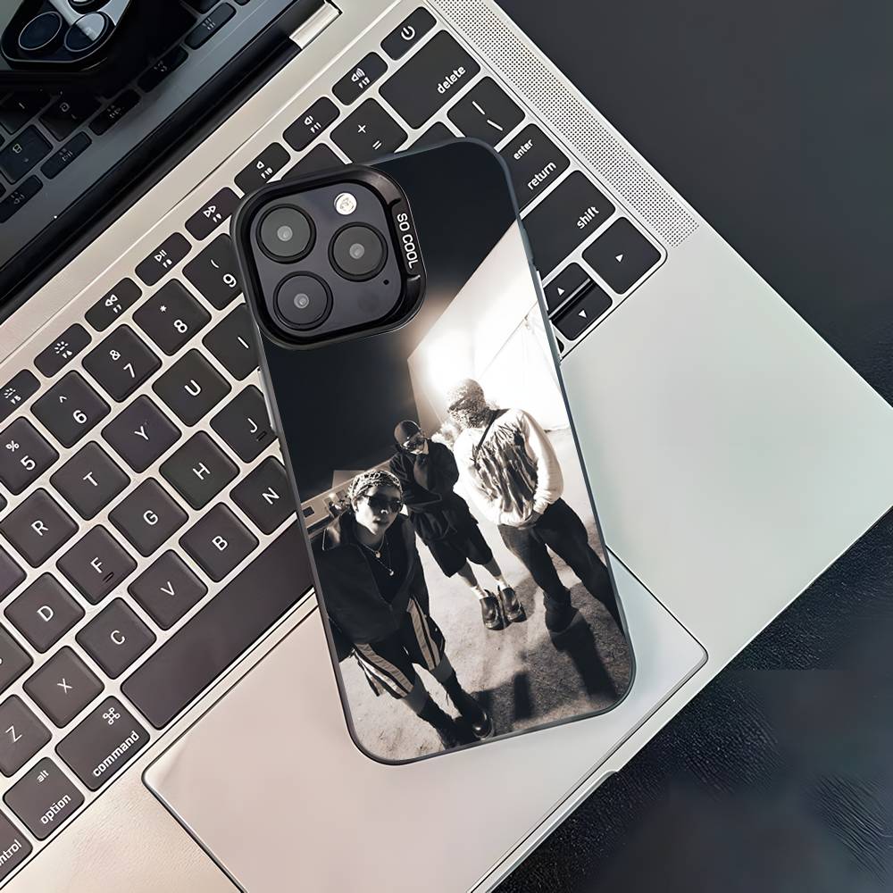 Чехол для телефона с изображением музыкальной группы Latin Mafia для iPhone 17,16,15,14,13,12,11,Pro,XS,Max,Plus,Mini,SE4,E Черный Матовый Ударопрочный Чехол