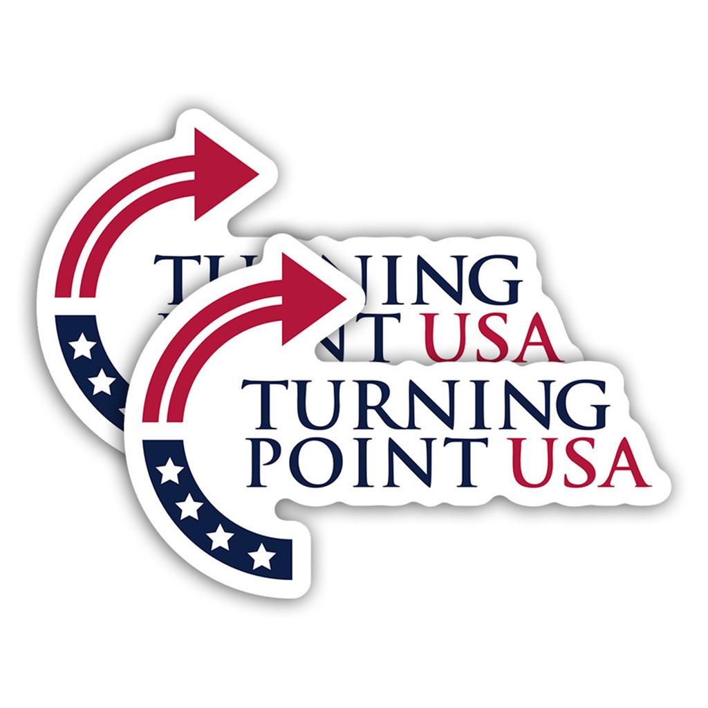 Turning Point USA Bumper Magnet Decal Removable 4x6Inch Magnetic Sign Car Magnet Decal for Truck SUV Van Bumper & Smooth Surface