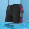 Men Trunks Print Contrast Color Quick-drying Slim Fit Swimming Shorts for Surfing