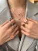 Серебряное ожерелье Su Chuang S925 с 3D-сердцебиением для женщин - Простой стильный дизайн с цепочкой на ключицу.