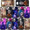 Для iPhone 16 15 Xiaomi Redmi Note 13 12 11 Pro Max X 9 14 Plus XR Samsung Galaxy A15 S24 S23 Huawei OPPO чехол Jinx Vi Arcanes аниме игровой телефон чехол