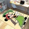 1pc, Hawaiian Luau Minnie Mouse Home Office Chair Rug Outdoor Gift Carpet DecorP127