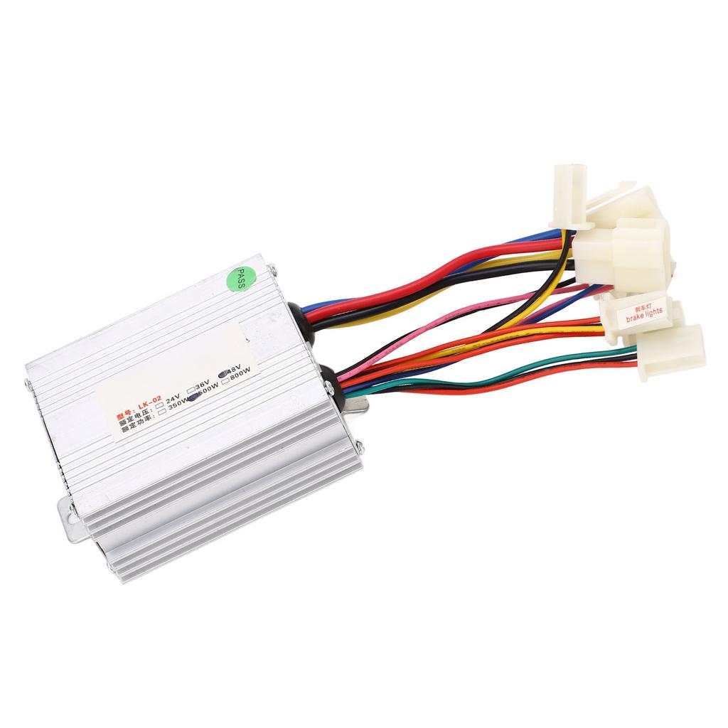 Профессиональный контроллер скорости для щеточного двигателя электровелосипеда, 48 В, 500 Вт, корпус из алюминиевого сплава