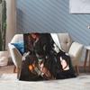 Tomb-Raider Lara Croft Blanket Velvet Autumn Winter Survival Video Game Breathable Lightweight Throw Blanket for Outdoor