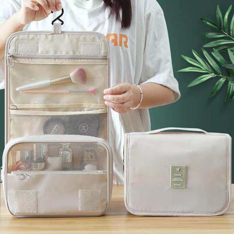 Waterproof Large-Capacity Toiletry Bag with Dry/Wet Separation for Travel