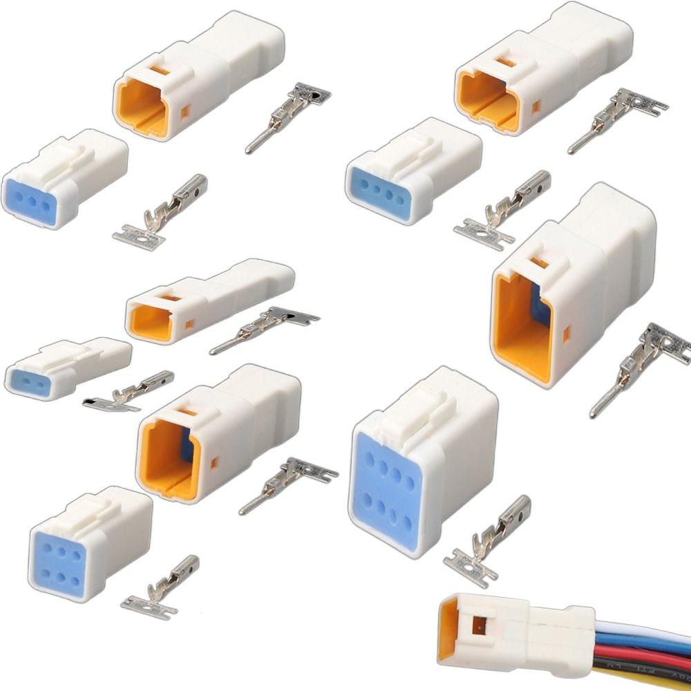 2 3 4 6 8-контактный автомобильный водонепроницаемый кабельный соединитель JWPF-VSLE-S Автомобильные разъемы