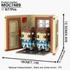 MOOXI Новая Хэллоуинская Хоррор Фильм Игры BrickHeadzed Детская Игрушка MOC Кирпич Подарок Сборная Модель Набор Для Взрослых Строительный Блок Набор