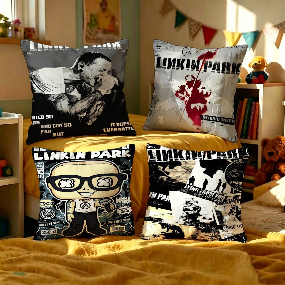 Подушка L-Linkin P-Park Крутая Персонализированная Чехол от Пыли Спальня Дети Вечеринка Украшение Наволочка День Рождения Детский Подарок