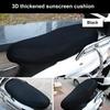 Подушка сиденья мотоцикла, теплая удобная 3D полиэстеровая дышащая сетчатая изоляционная воздушная подушка для скутера
