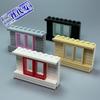 Дропшиппинг MOC Маленькие Строительные Блоки Магазин с Раздвижными Окнами 1x2x3 Архитектурное Украшение Игрушка