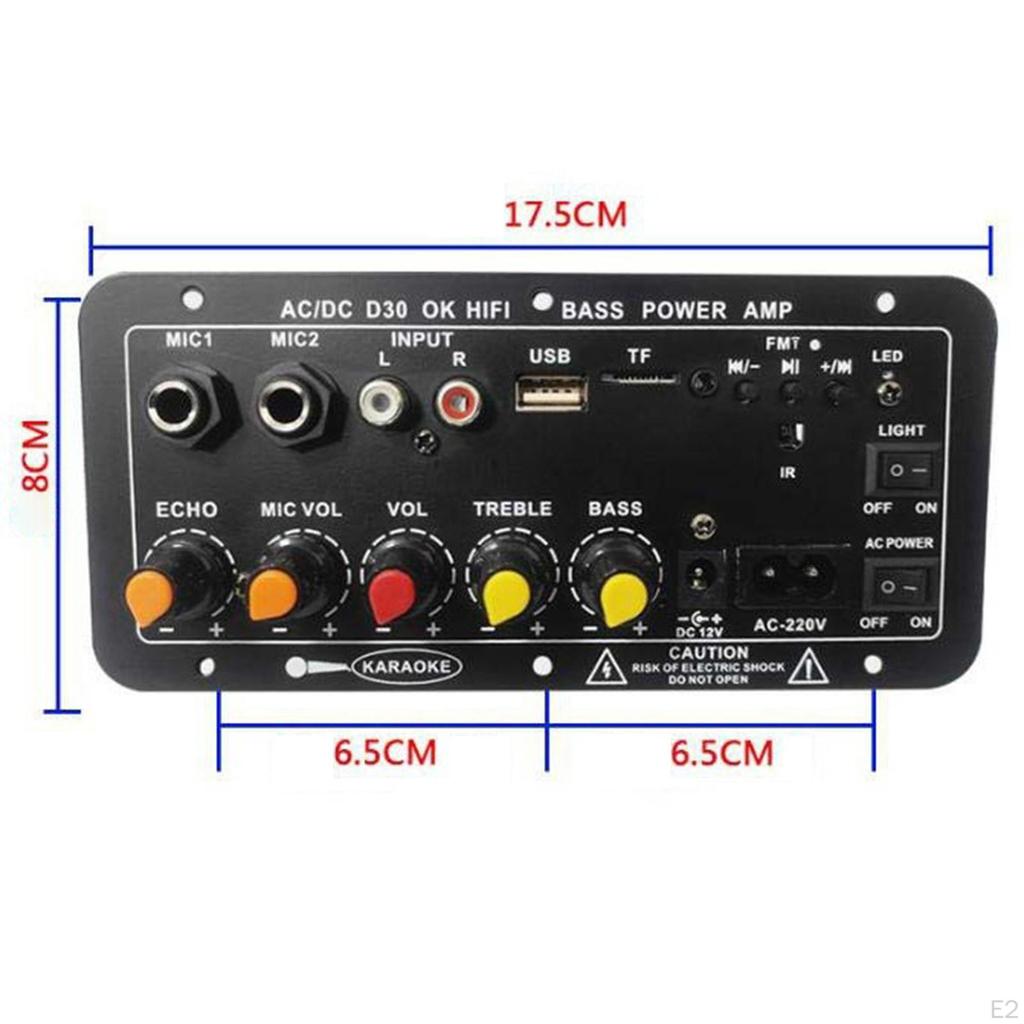 Car Amplifier Board US Adapter with Power Cable