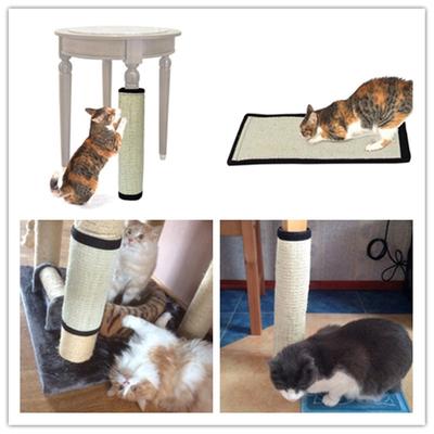 Когтеточка из натурального сизаля, игрушка для кошек, кошачья мята, лазательная башня, коврик для кошек, защита мебели, лапка