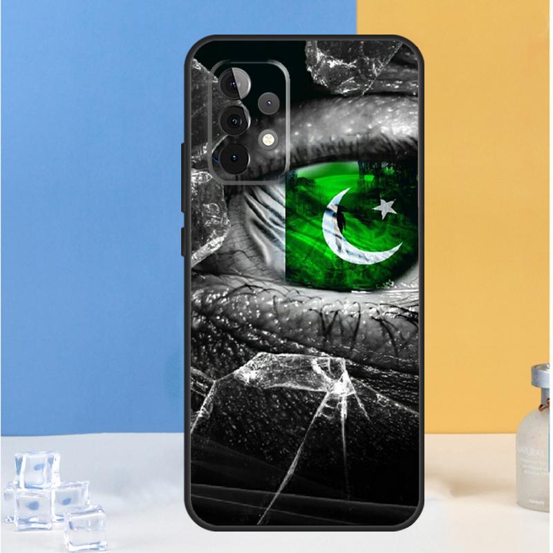 Чехол с флагом Пакистана для Samsung Galaxy A54 A34 A14 A13 A23 A33 A53 A73 A12 A22 A32 A52 A71 A51